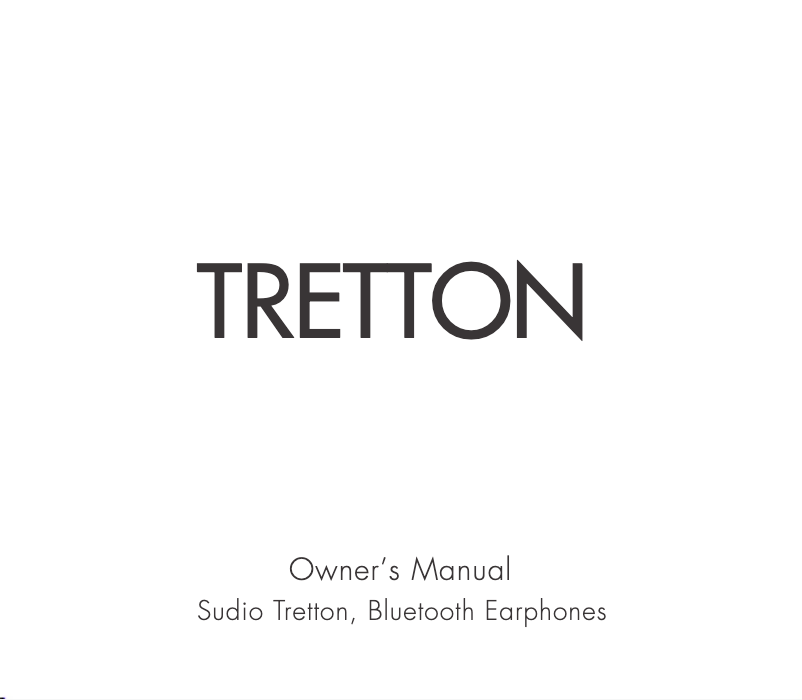 Page n°1 - Manuel utilisateur Sudio Tretton