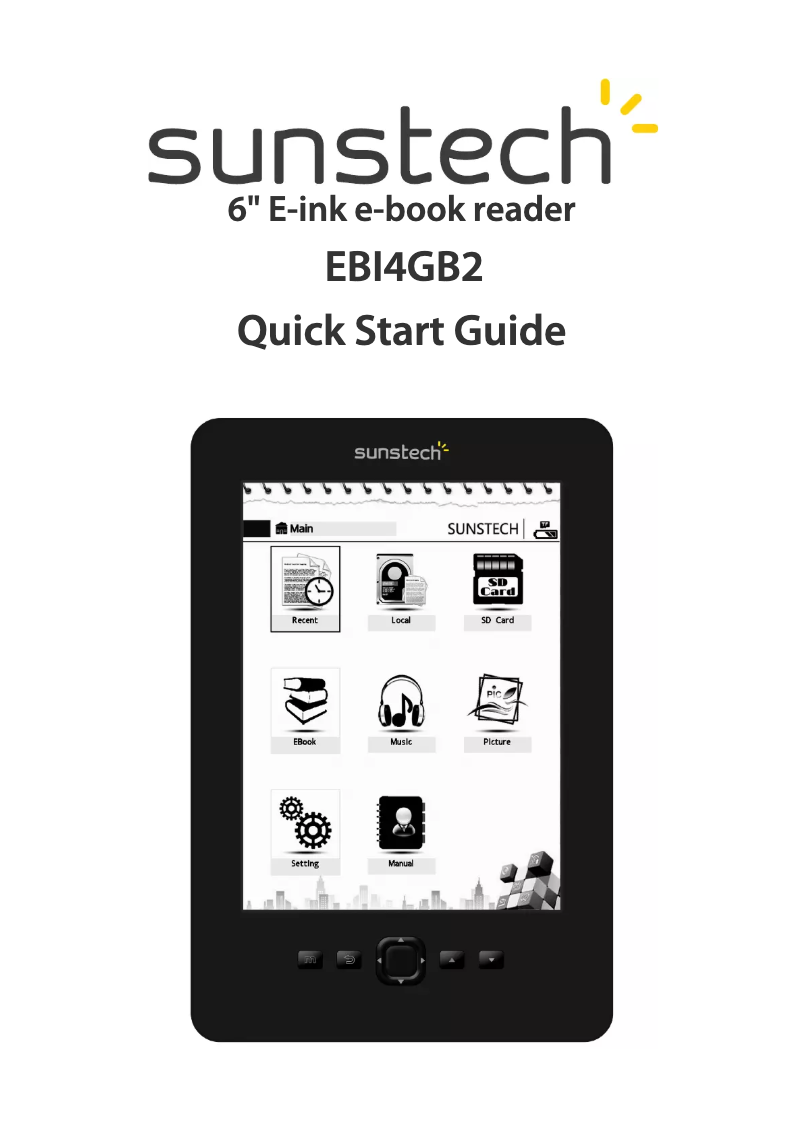 Page n°1 - Manuel utilisateur Sunstech EBI4