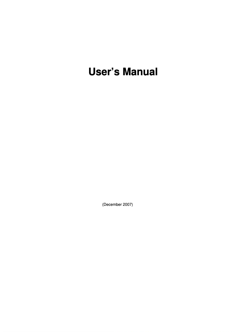 Page n°1 - Manuel utilisateur Getac P470