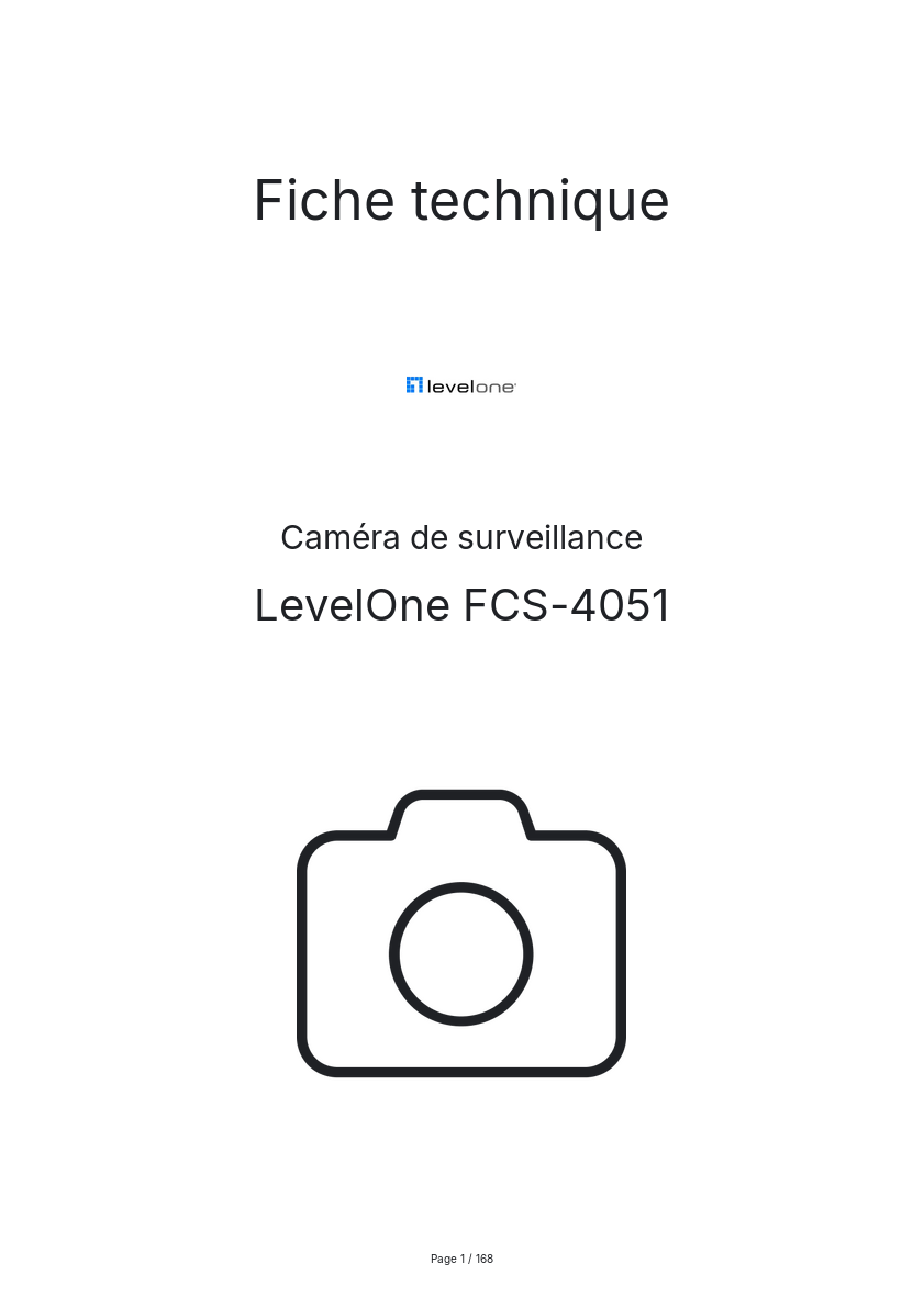 Image de la première page du manuel de l'appareil FCS-4051