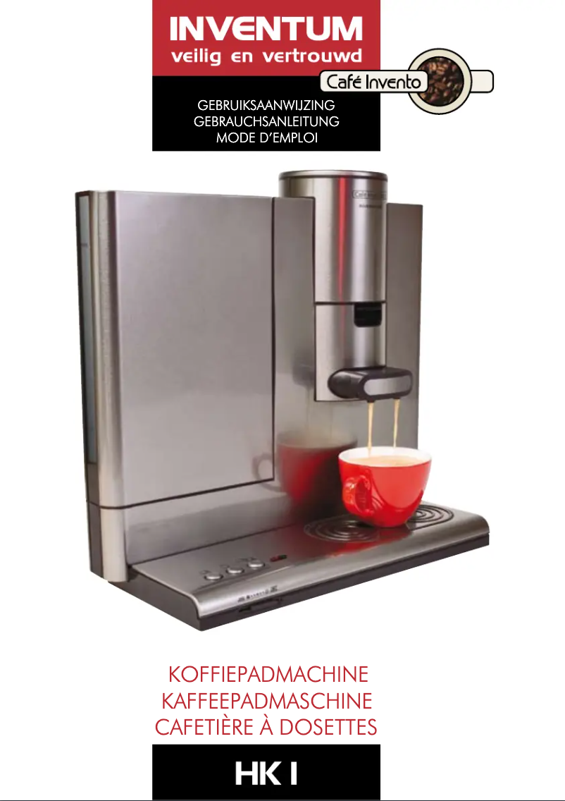 Page n°1 - Manuel utilisateur Inventum HK1