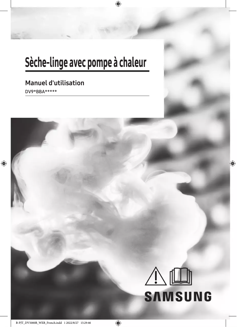 Page 1 de la notice Manuel utilisateur Samsung DV90BBA245AE