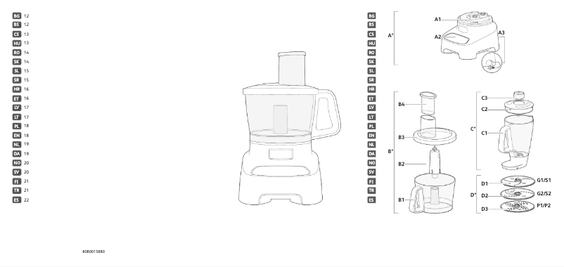Page n°1 - Manuel utilisateur Tefal DoubleForce Pro DO824H