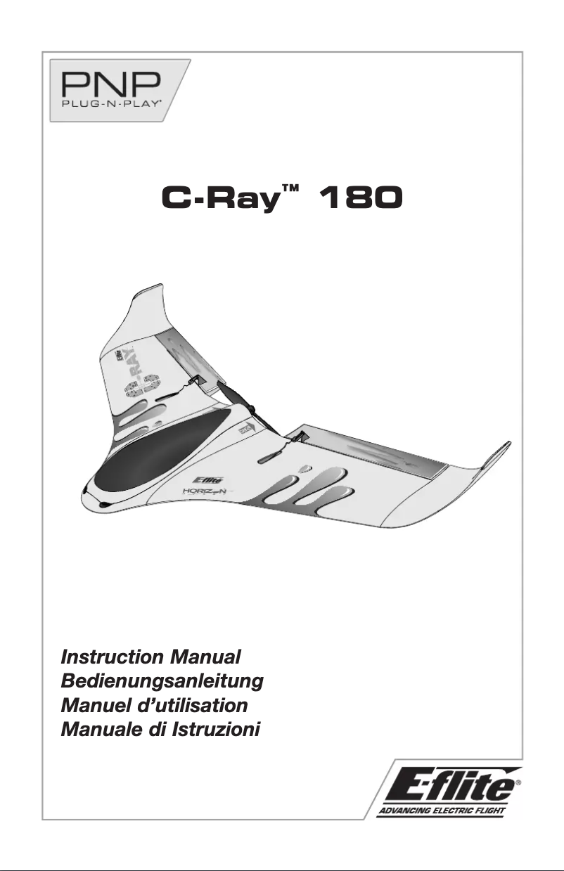 Page 1 de la notice Manuel utilisateur E-flite C-Ray 180