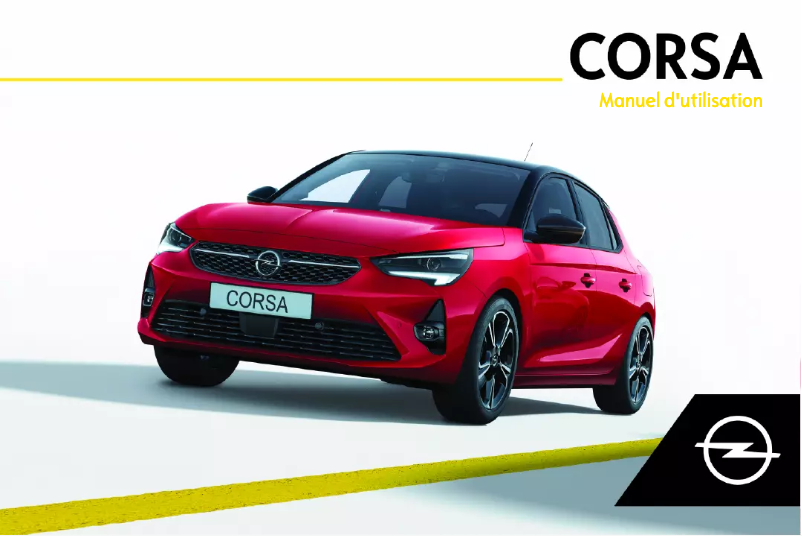 Page 1 de la notice Manuel utilisateur Opel Corsa (2020)