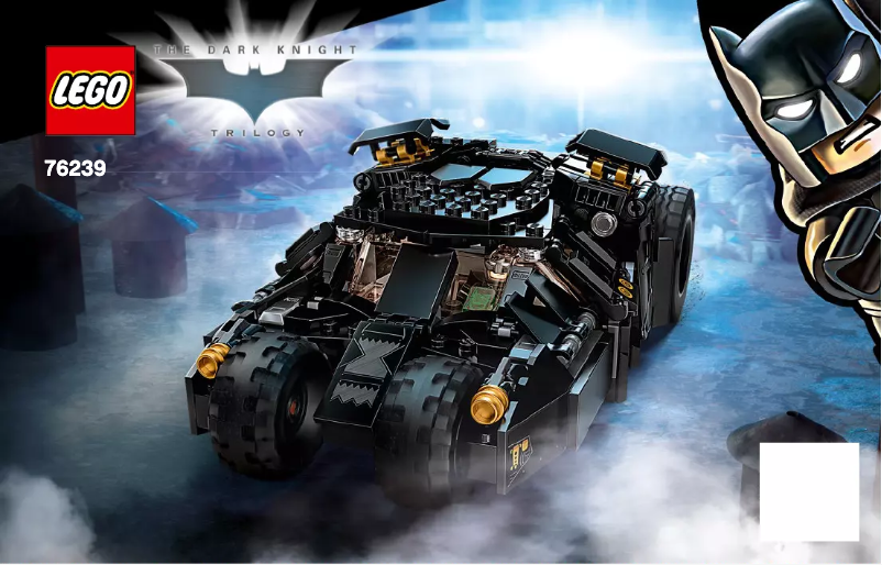 Image de la première page du manuel de l'appareil Batmobile Tumbler 6239