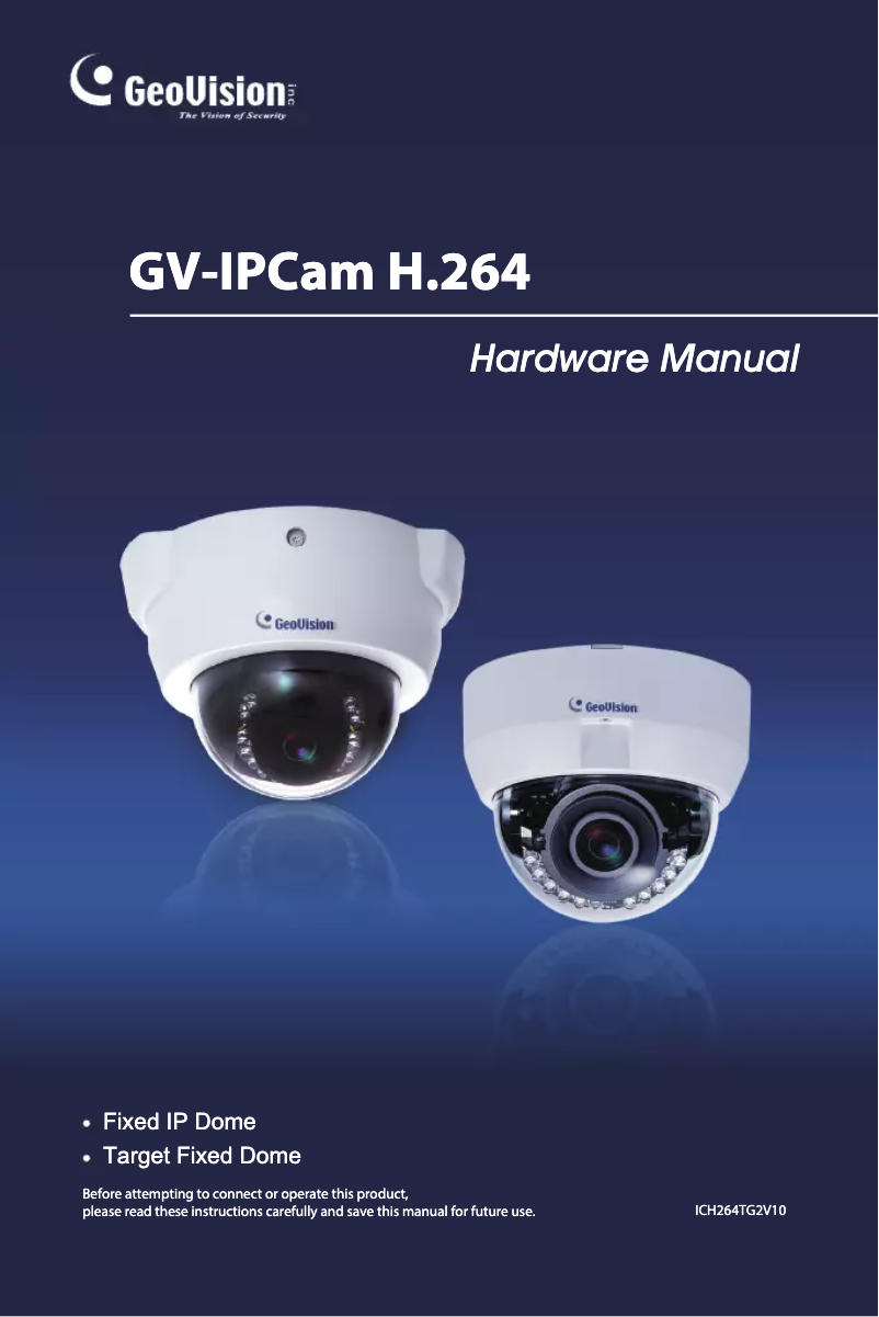 Page n°1 - Manuel utilisateur Geovision GV-FD2400