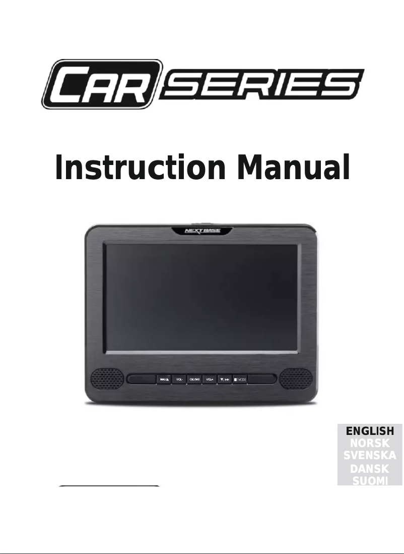 Page 1 de la notice Manuel utilisateur Nextbase CAR 9D