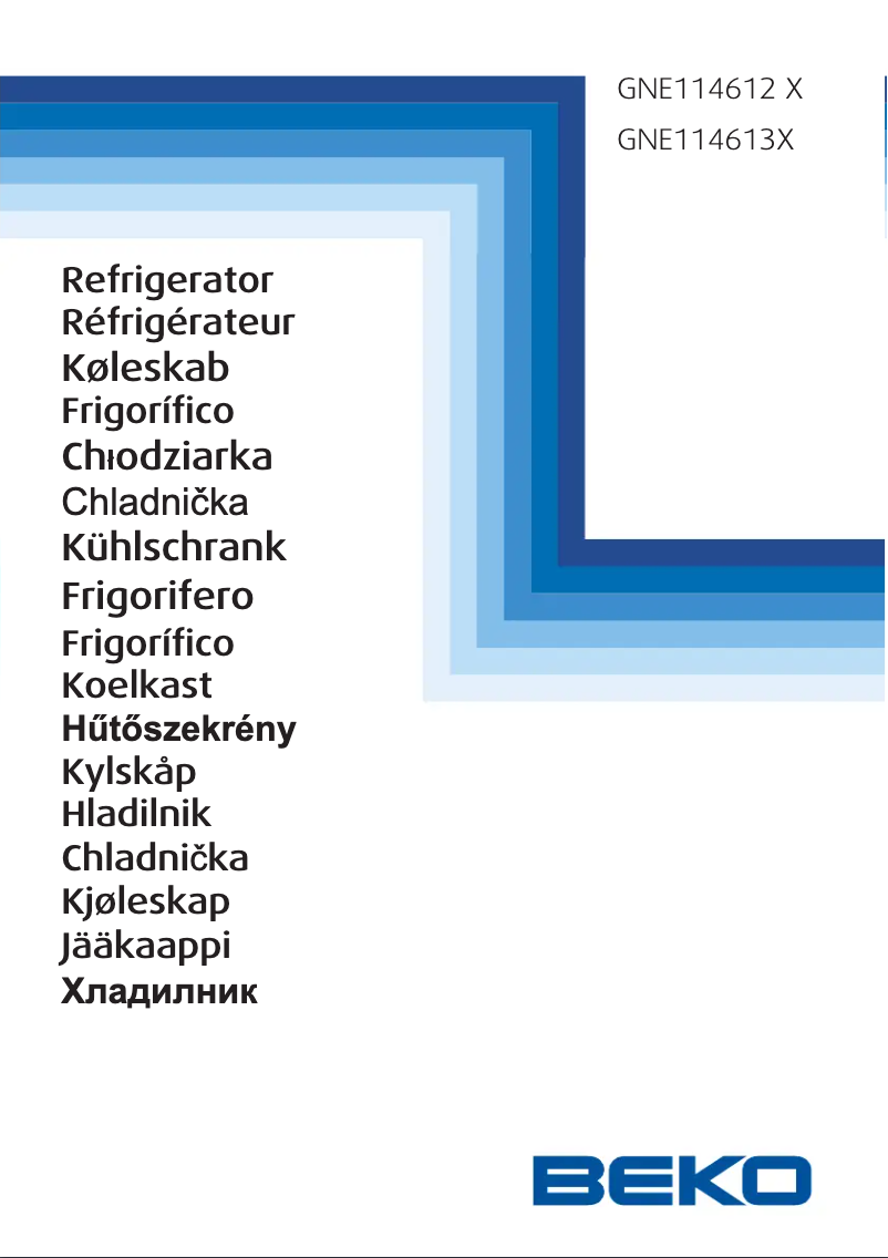 Image de la première page du manuel de l'appareil GNE 114613 X