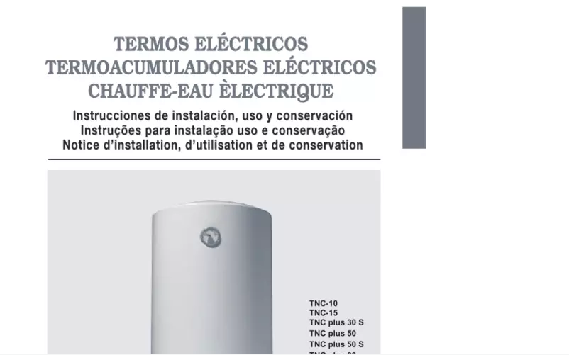 Image de la première page du manuel de l'appareil Aral TNC plus 150 H