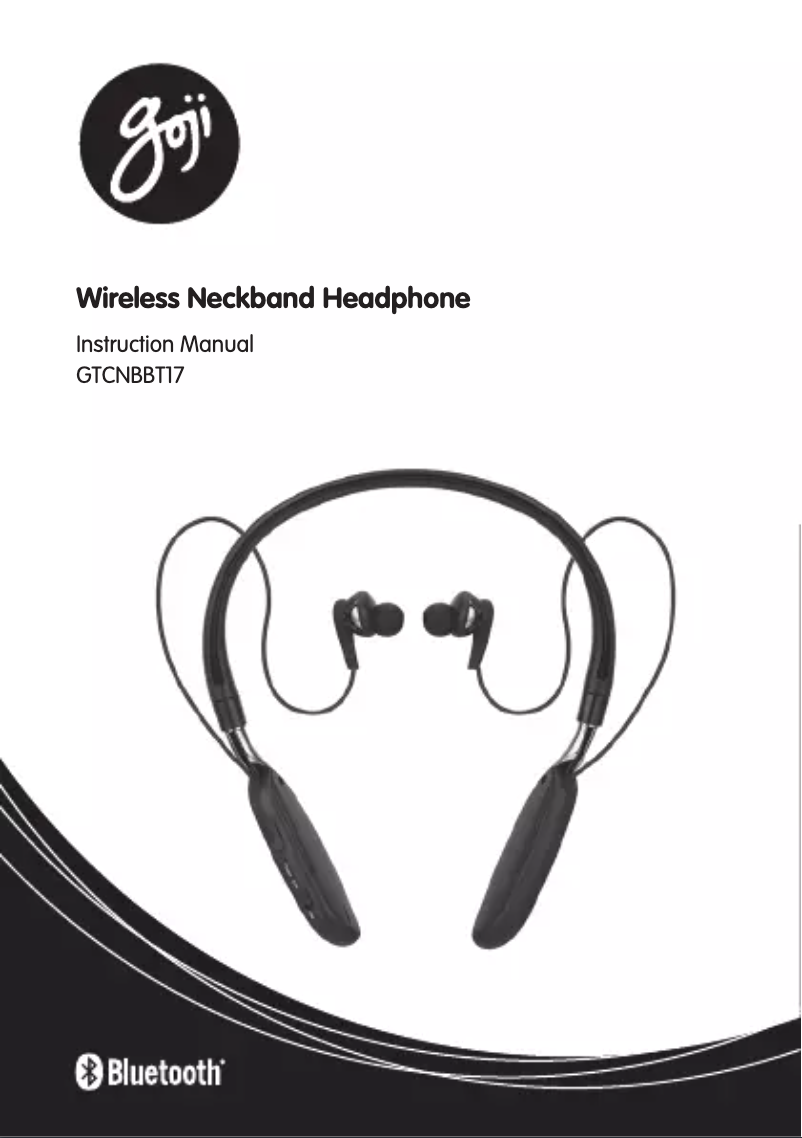 Page 1 de la notice Manuel utilisateur Goji GTCNBBT17