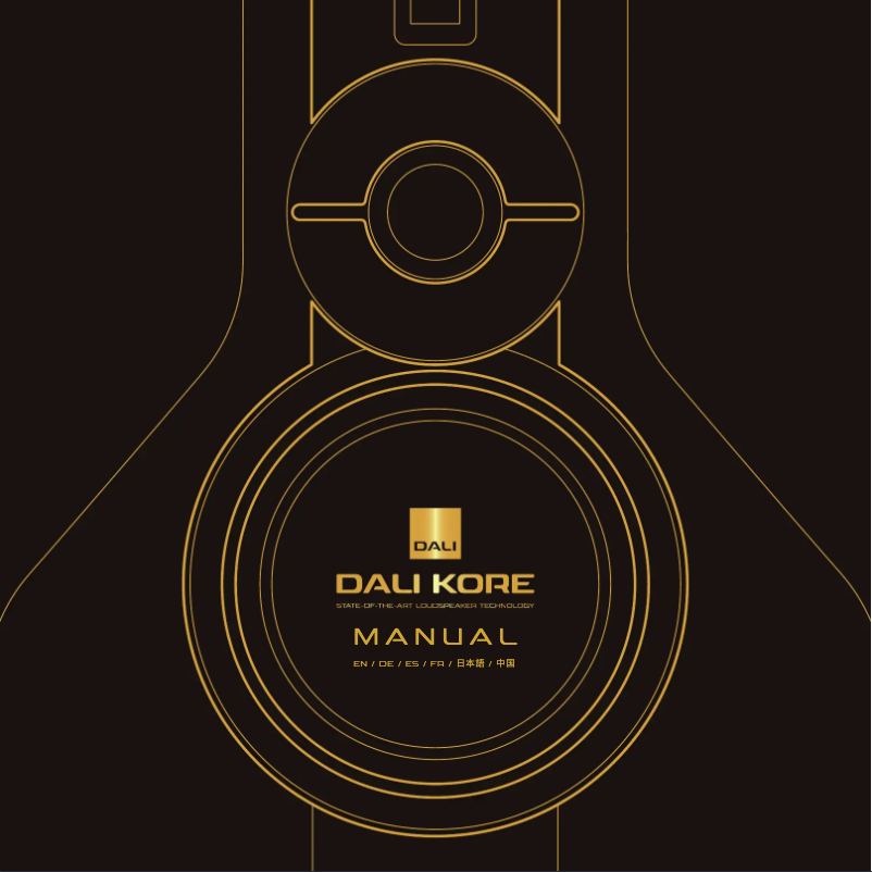 Page n°1 - Manuel utilisateur Dali KORE