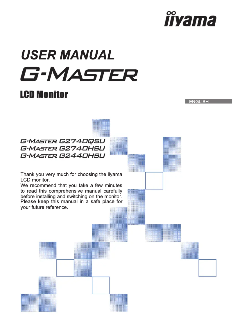Page n°1 - Manuel utilisateur Iiyama G-MASTER Black Hawk G2740QSU
