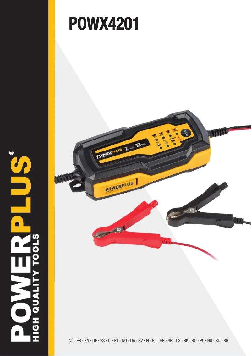 Page 1 de la notice Manuel utilisateur PowerPlus POWX4201