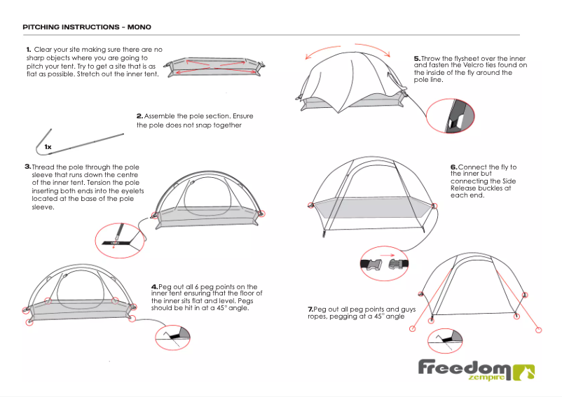 Page n°1 - Manuel utilisateur Zempire Mono