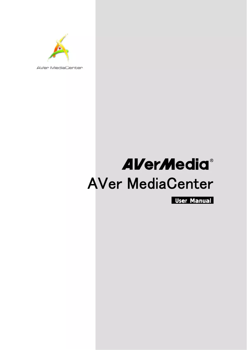 Page 1 de la notice Manuel utilisateur AVerMedia A577