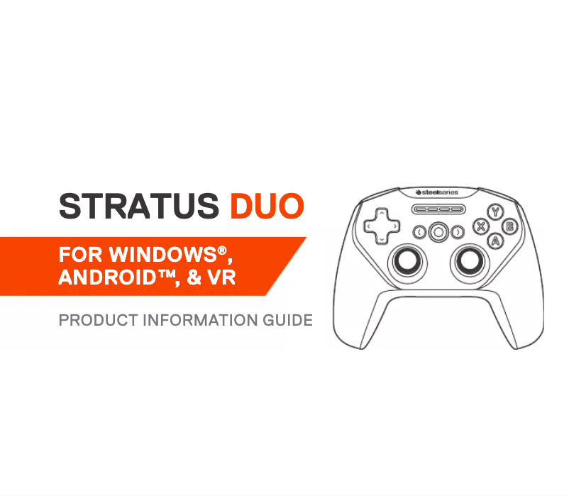 Image de la première page du manuel de l'appareil Stratus Duo