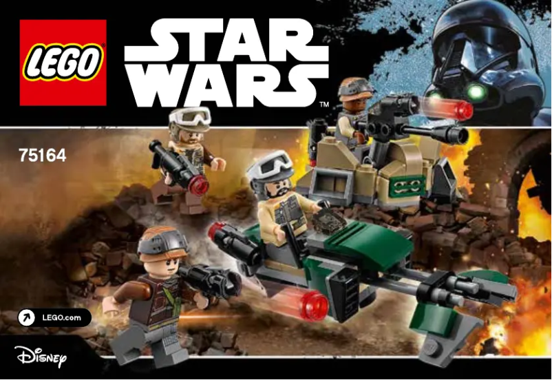Page 1 de la notice Manuel utilisateur Lego Star Wars 75164