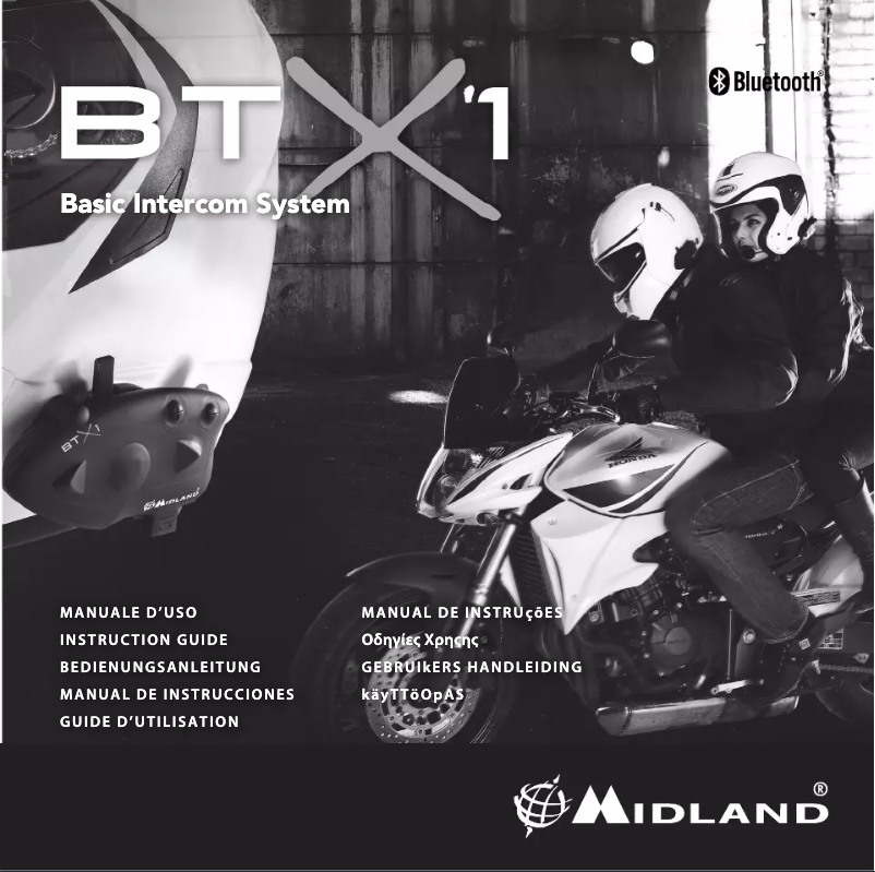 Page 1 de la notice Manuel utilisateur Midland BTX1