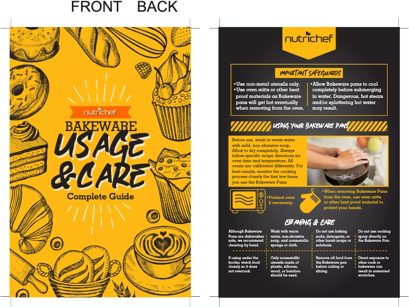 Page n°1 - Manuel utilisateur Nutrichef NCBK6BK