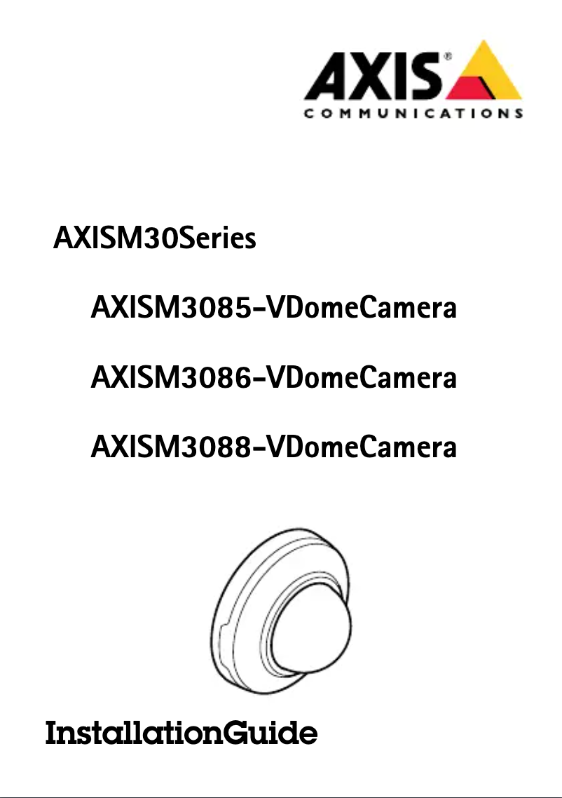 Image de la première page du manuel de l'appareil M3088-V