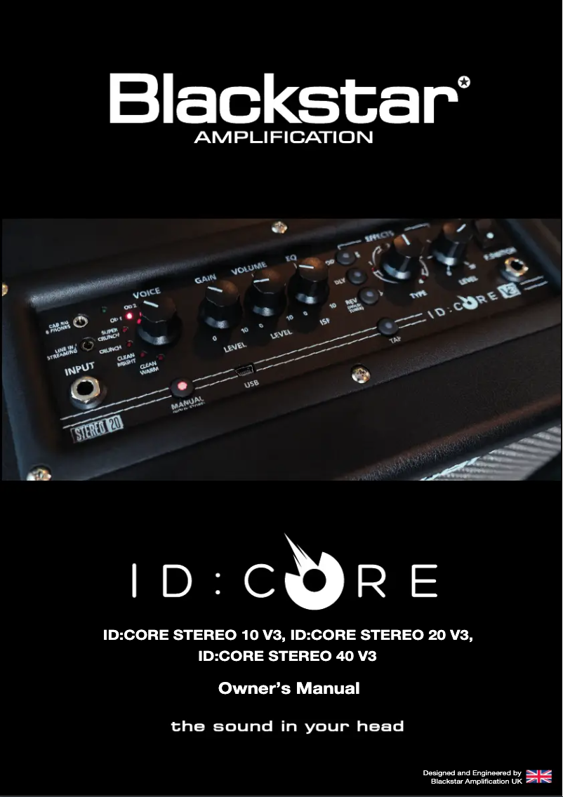 Page n°1 - Manuel utilisateur Blackstar ID:Core V3 Stereo 40