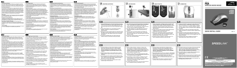 Page n°1 - Manuel utilisateur Speed-Link Pica SL-6165-BK