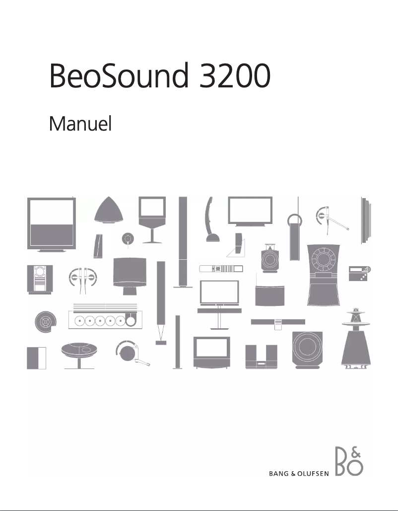 Page n°1 - Manuel utilisateur Bang & Olufsen BeoSound 3200