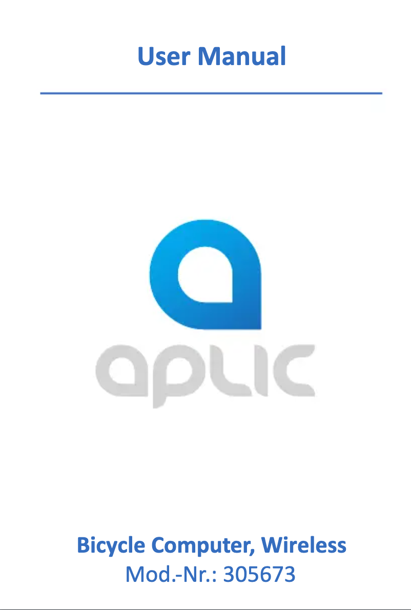 Página 1 del manual Manual de usuario Aplic 305673