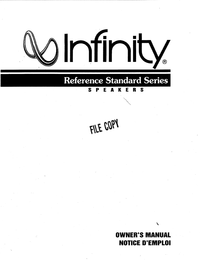 Image de la première page du manuel de l'appareil Reference RS 425