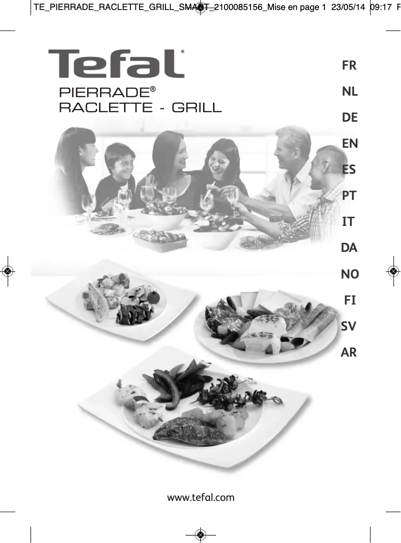 Image de la première page du manuel de l'appareil Gourmet 10 Inox & Design RE4588