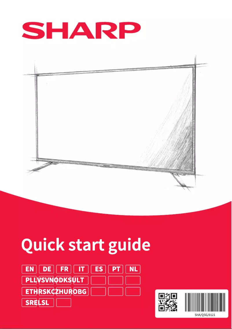 Page n°1 - Manuel utilisateur Sharp 42CG5E