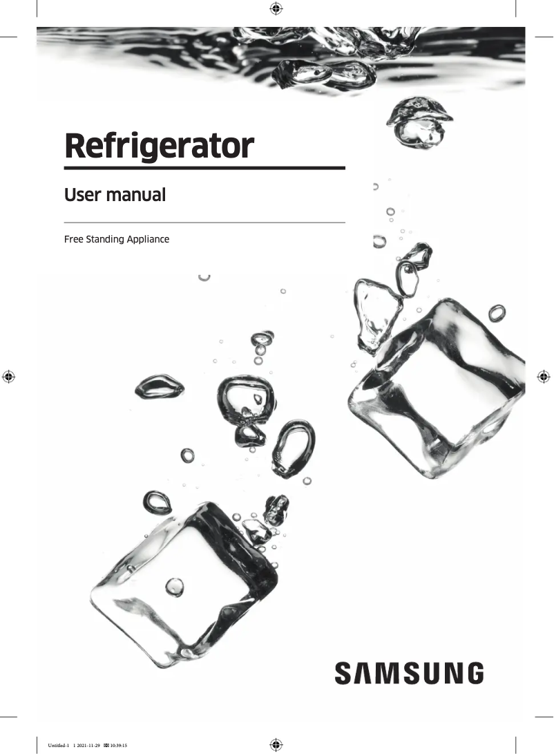 Image de la première page du manuel de l'appareil RZ24A5470AP