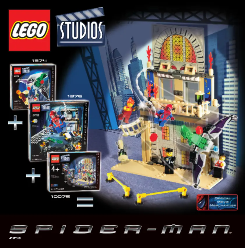 Image de la première page du manuel de l'appareil SPIDERMAN EXPANSION PACK