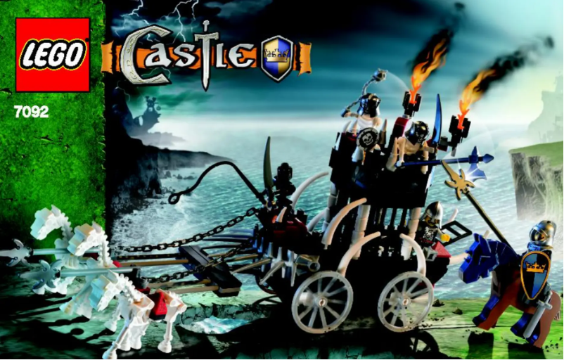 Page 1 de la notice Manuel utilisateur Lego Castle 7092