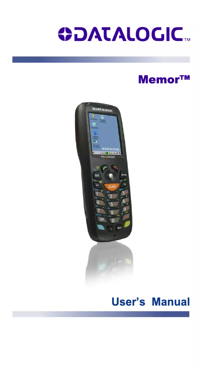 Página 1 del manual Manual de usuario Datalogic Memor
