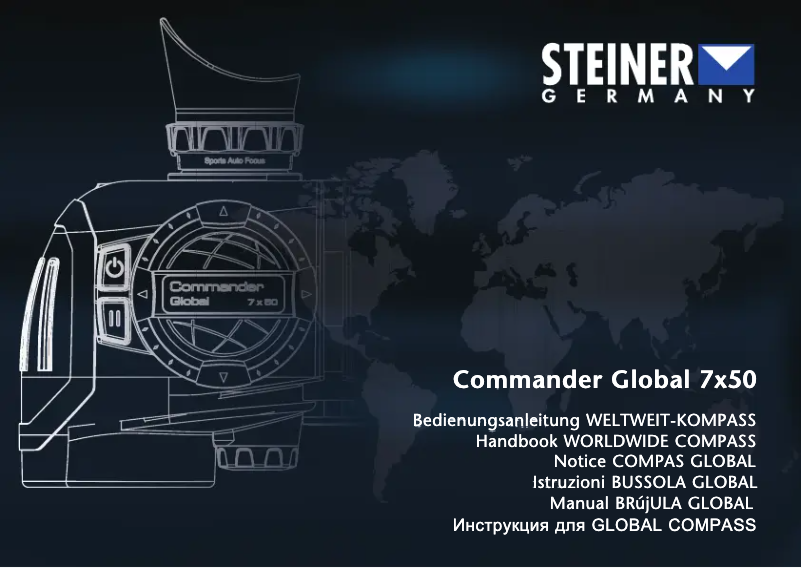 Page 1 de la notice Manuel utilisateur Steiner Commander Global 7x50