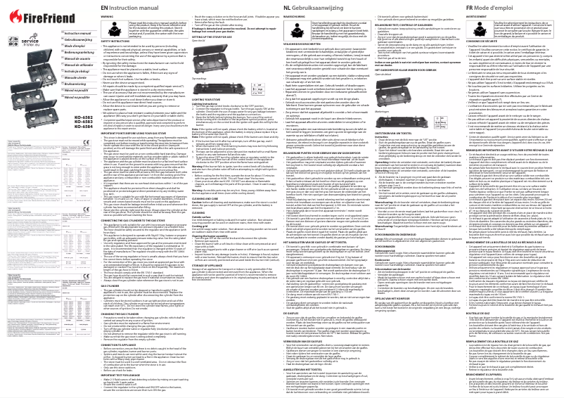 Página 1 del manual Manual de usuario FireFriend KO-6584