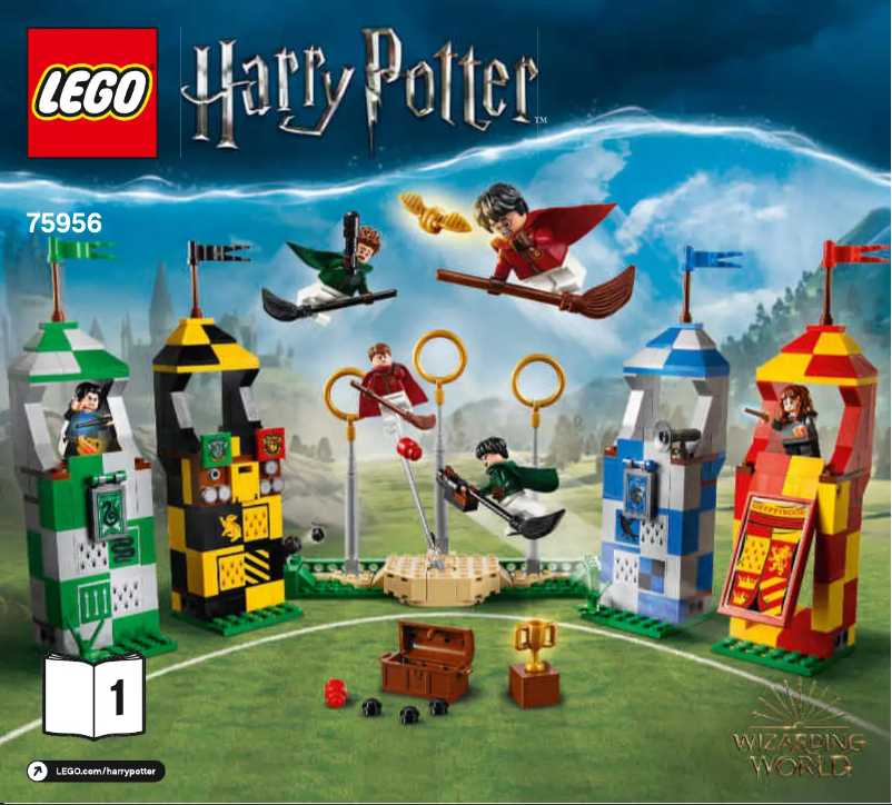 Page 1 de la notice Manuel utilisateur Lego Harry Potter 75956