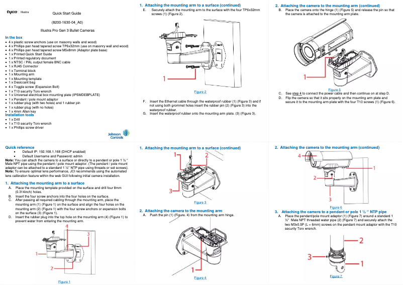 Page 1 de la notice Manuel utilisateur Illustra IPS05-B16-OI03