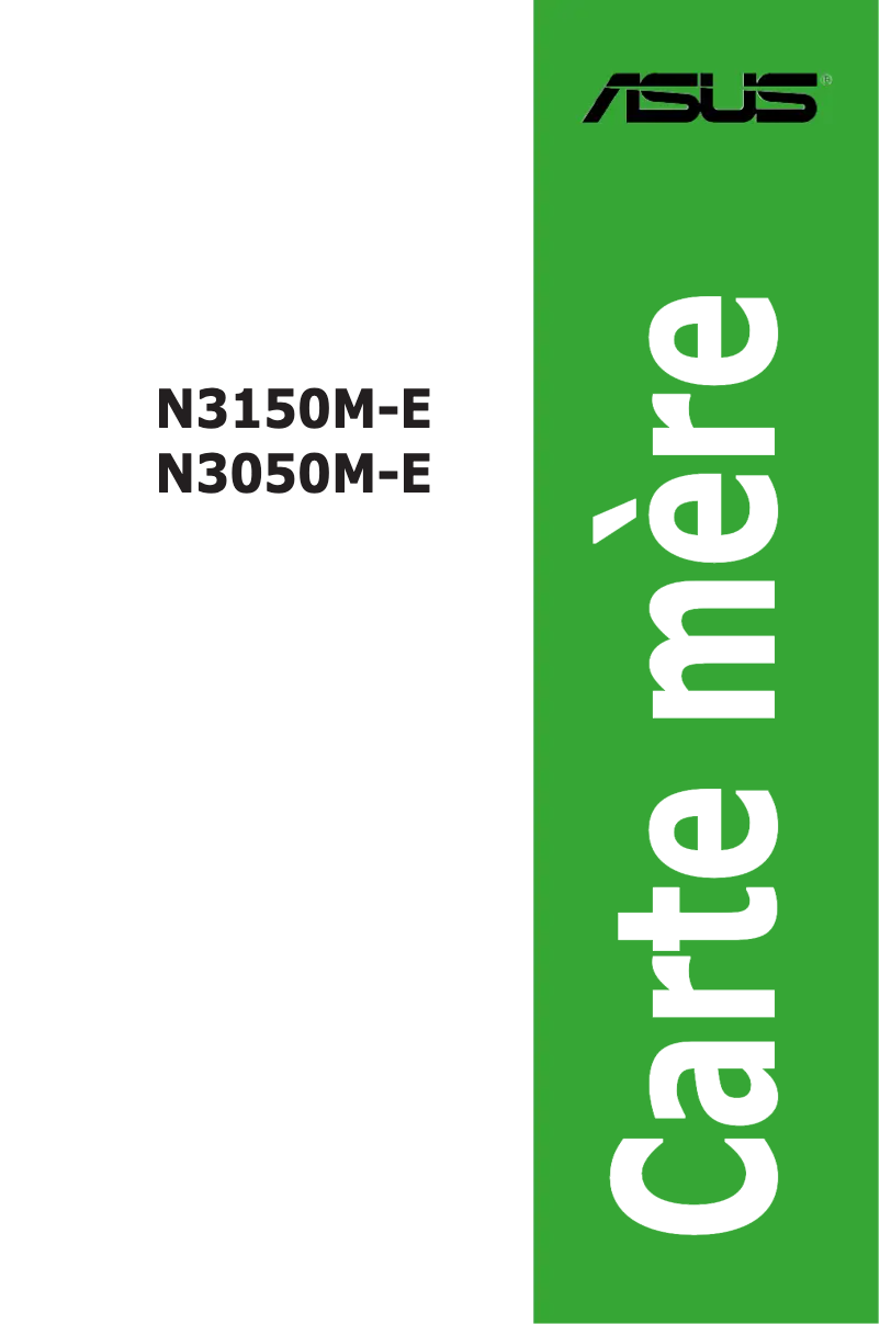 Page 1 de la notice Manuel utilisateur Asus N3050M-E