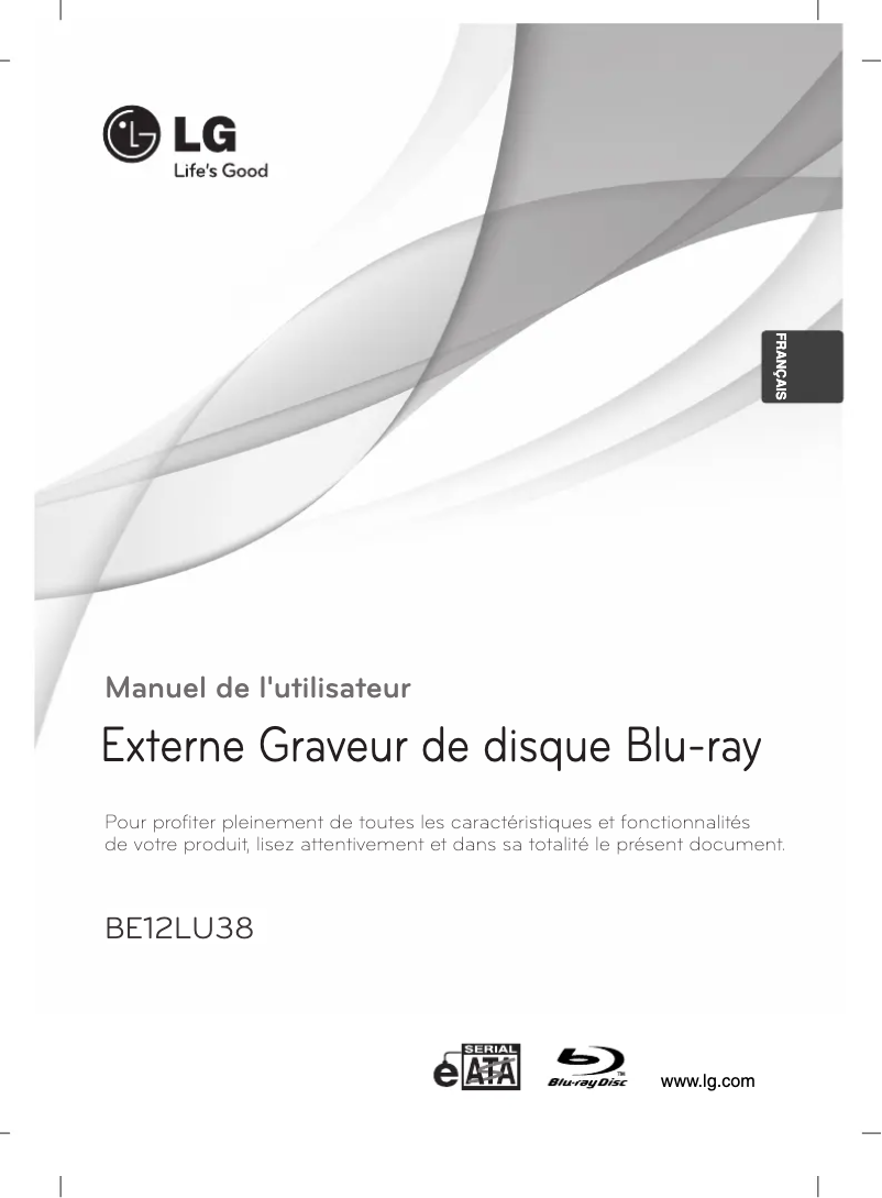 Page n°1 - Manuel utilisateur LG BE12LU38