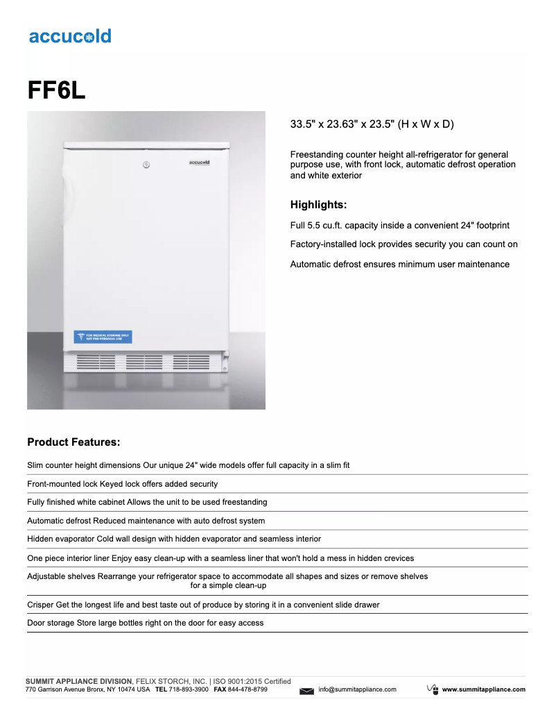 Image de la première page du manuel de l'appareil FF6L