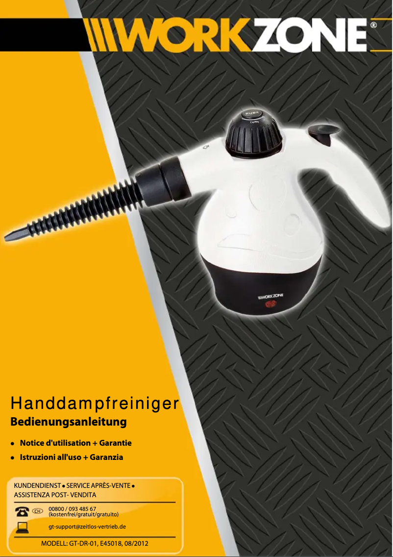 Image de la première page du manuel de l'appareil GT-DR-01