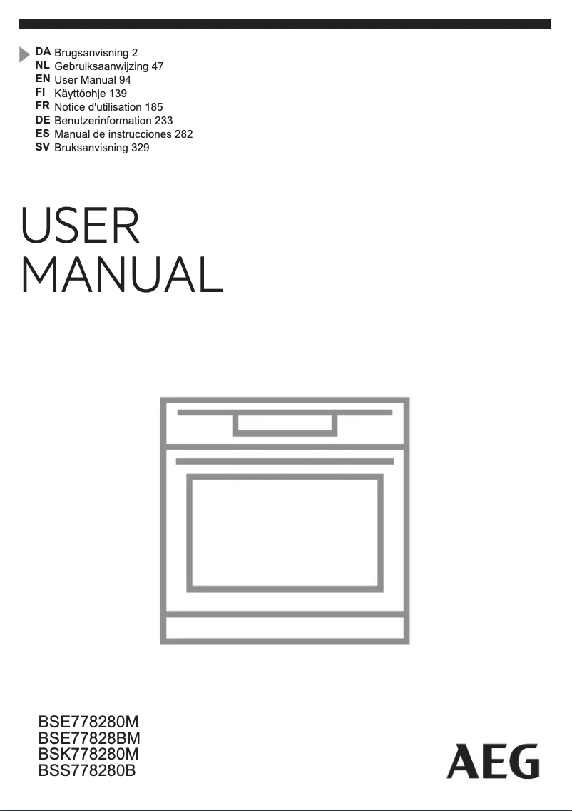 Imagen de la primera página del manual del dispositivo BSE778280M