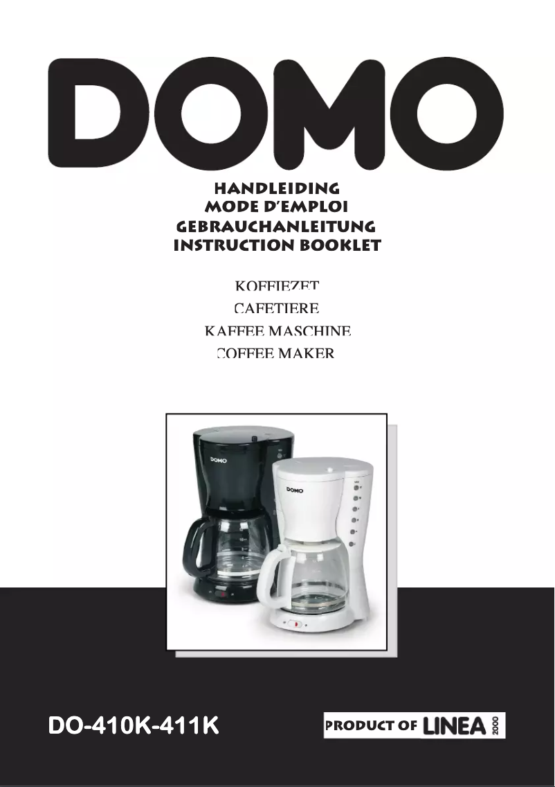 Image de la première page du manuel de l'appareil DO410K