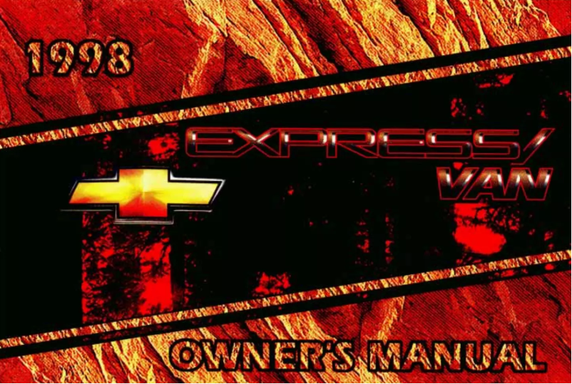 Page 1 de la notice Manuel utilisateur Chevrolet Express Van (1998)