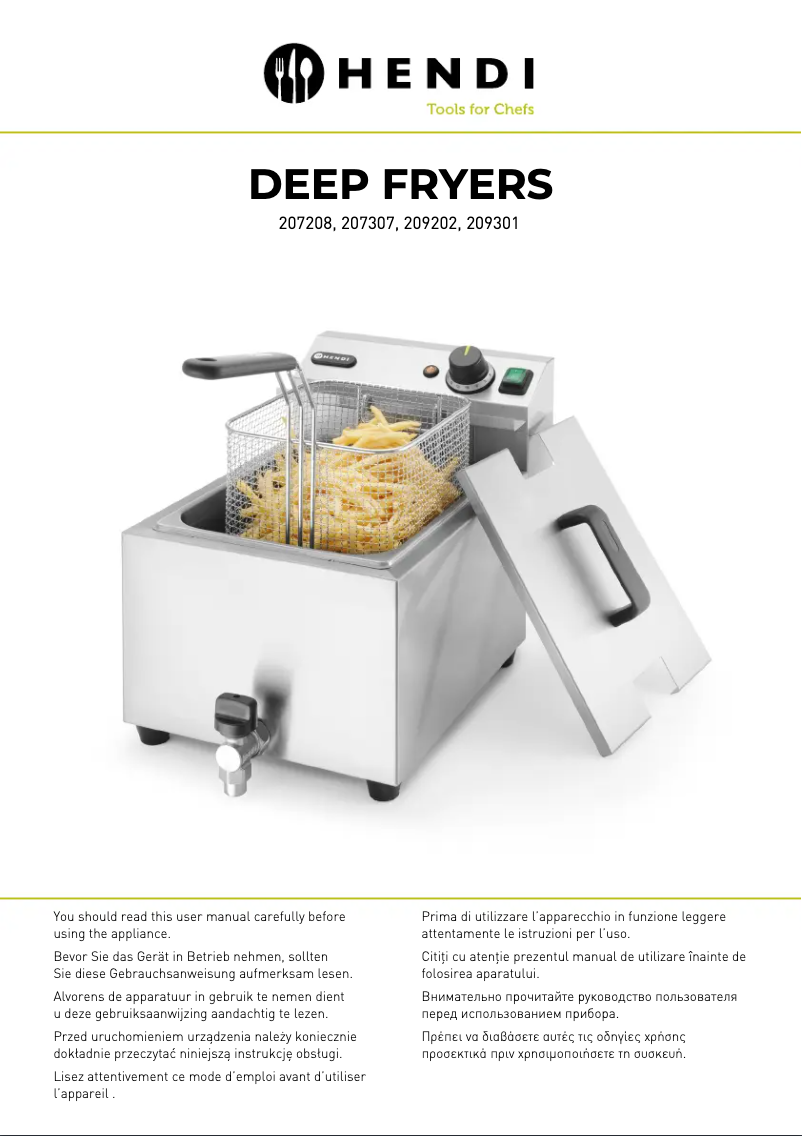 Page 1 de la notice Manuel utilisateur Hendi Master Cook 207208