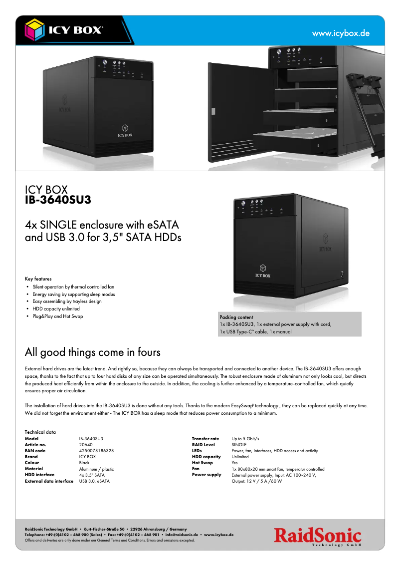 Image de la première page du manuel de l'appareil IB-3640SU3