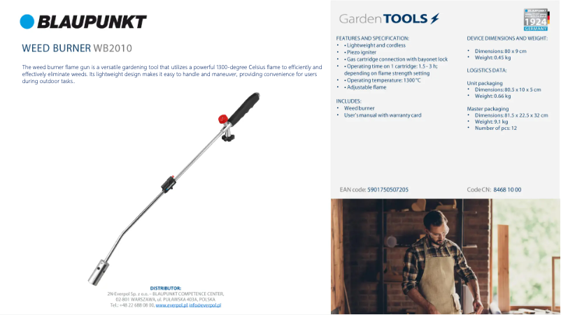 Image de la première page du manuel de l'appareil WB2010